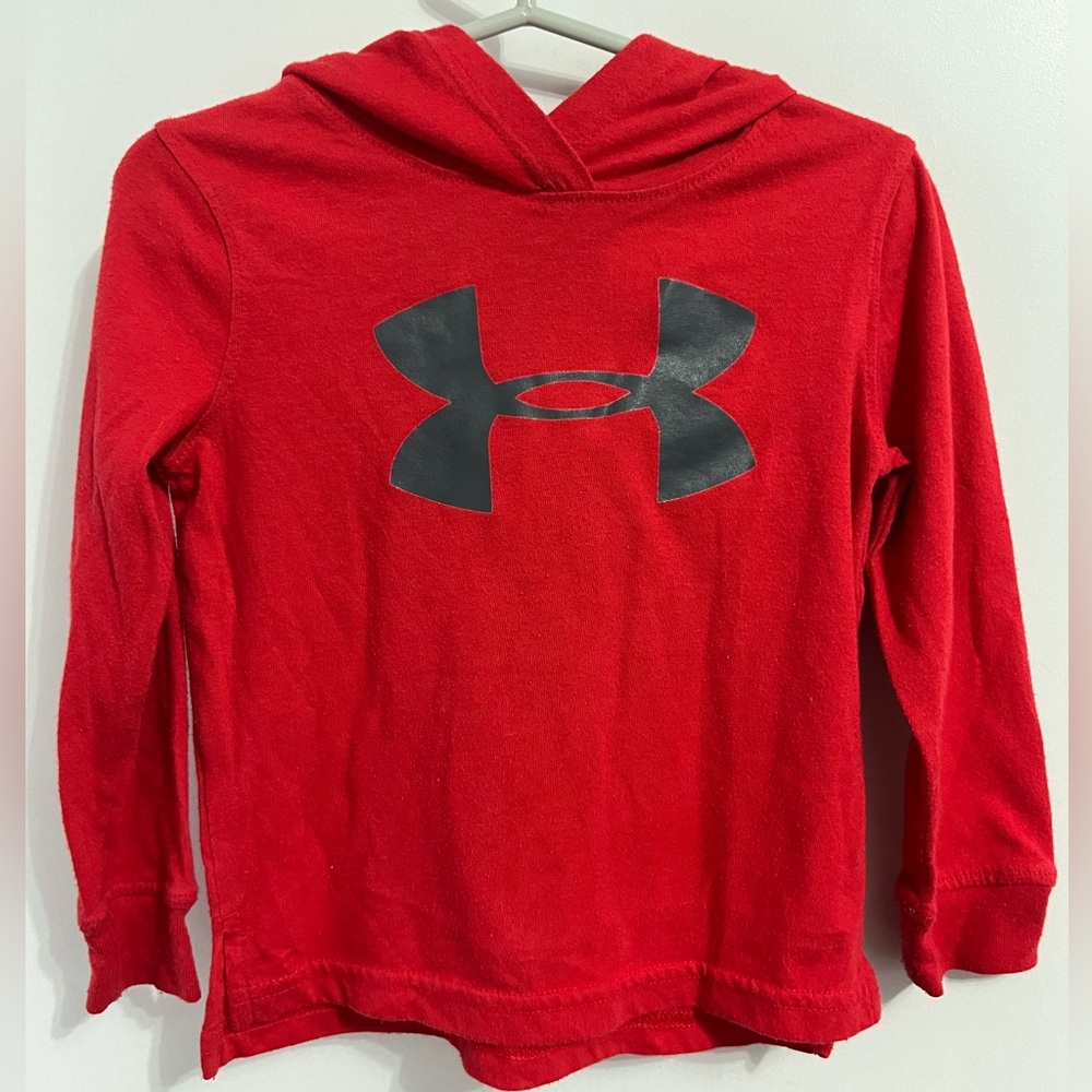 Under Armour Hooded Long Sleeve Tee T-Shirt Size 2T